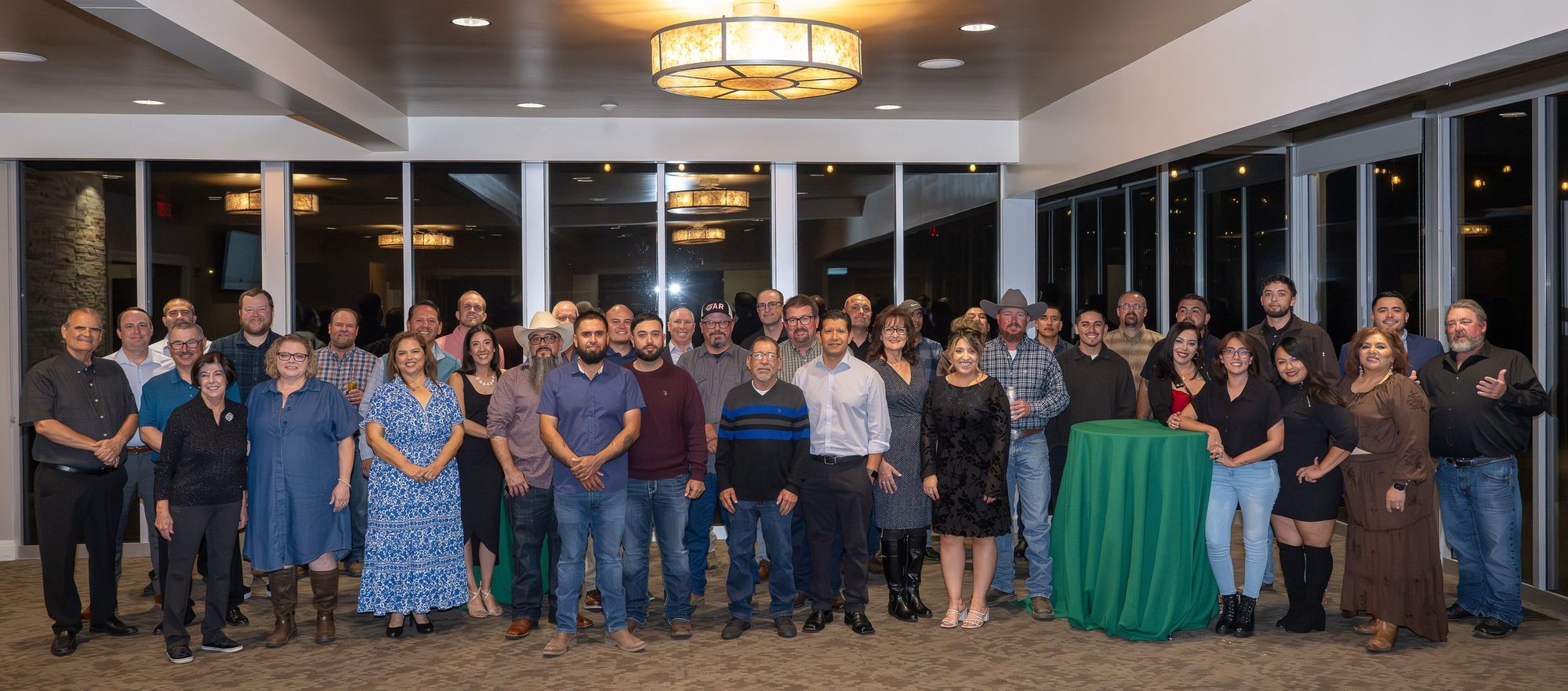 The GAR team gathered together at a company event celebrating our staff